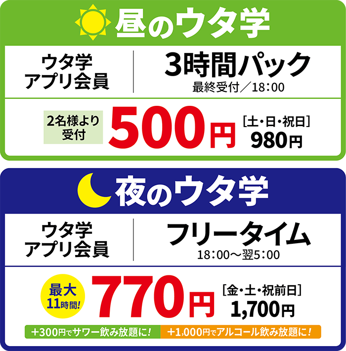 料金表