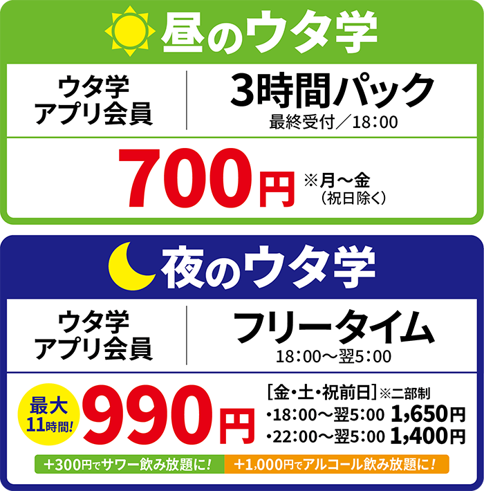 料金表