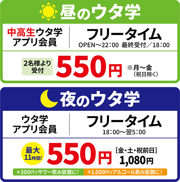 料金表